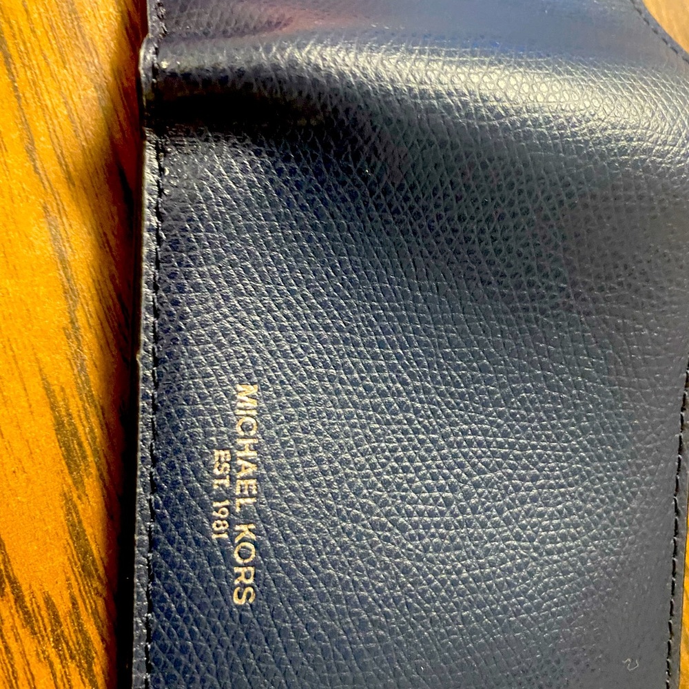 Michael Kors Navy wallet. NWT.